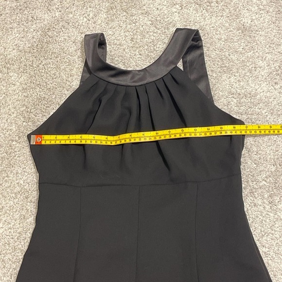 Evan‎ Picone Black Sleeveless Low Back Cocktail Dress Size 10 Pre-owned - Picture 7 of 8